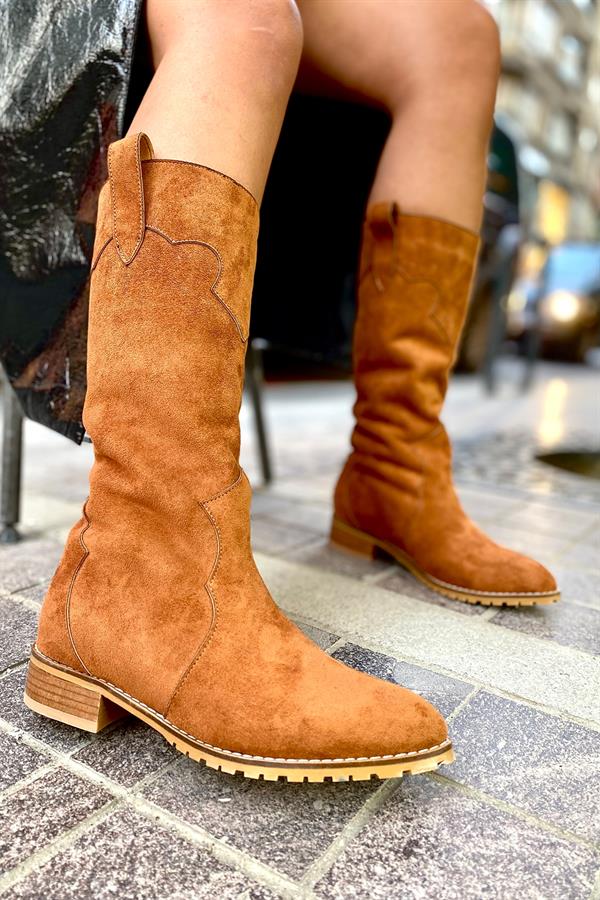 Cianna Taba Süet Dalla Kadın Çizme