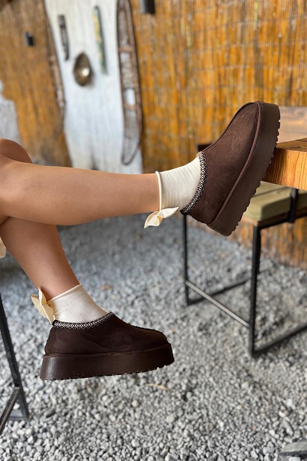 Regor Acı Kahve Süet Kürklü Bot