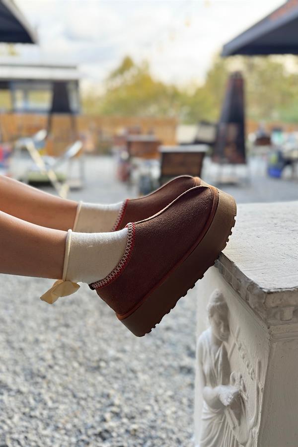 Regor Acı Kahve Süet Kürklü Bot