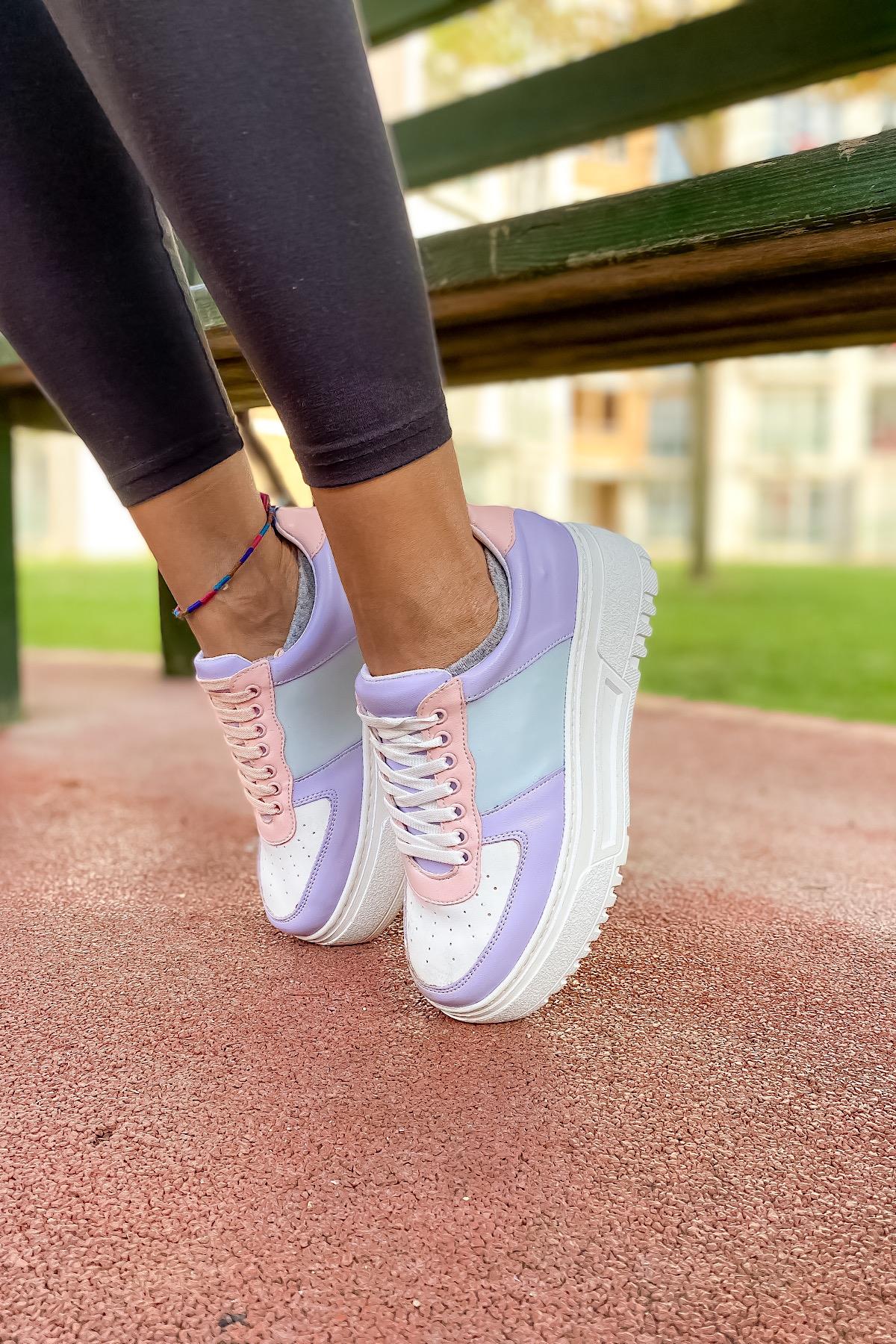 Clemente Lila Kadın Sneakers