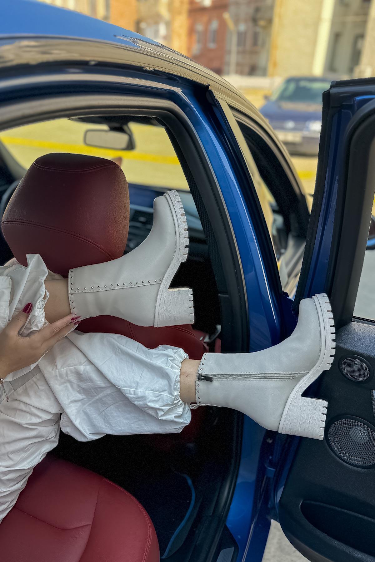 Lagoon Bej Cilt Pim Detaylı Kadın Bot