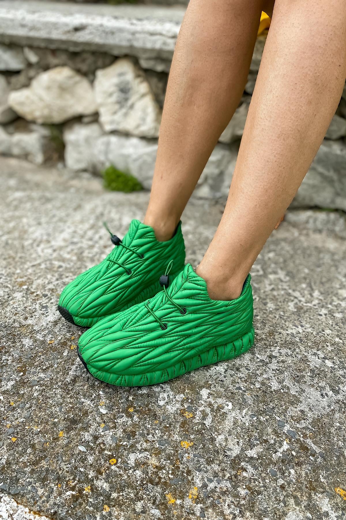 Yary Yeşil Paraşüt Sneakers Kadın Ayakkabı