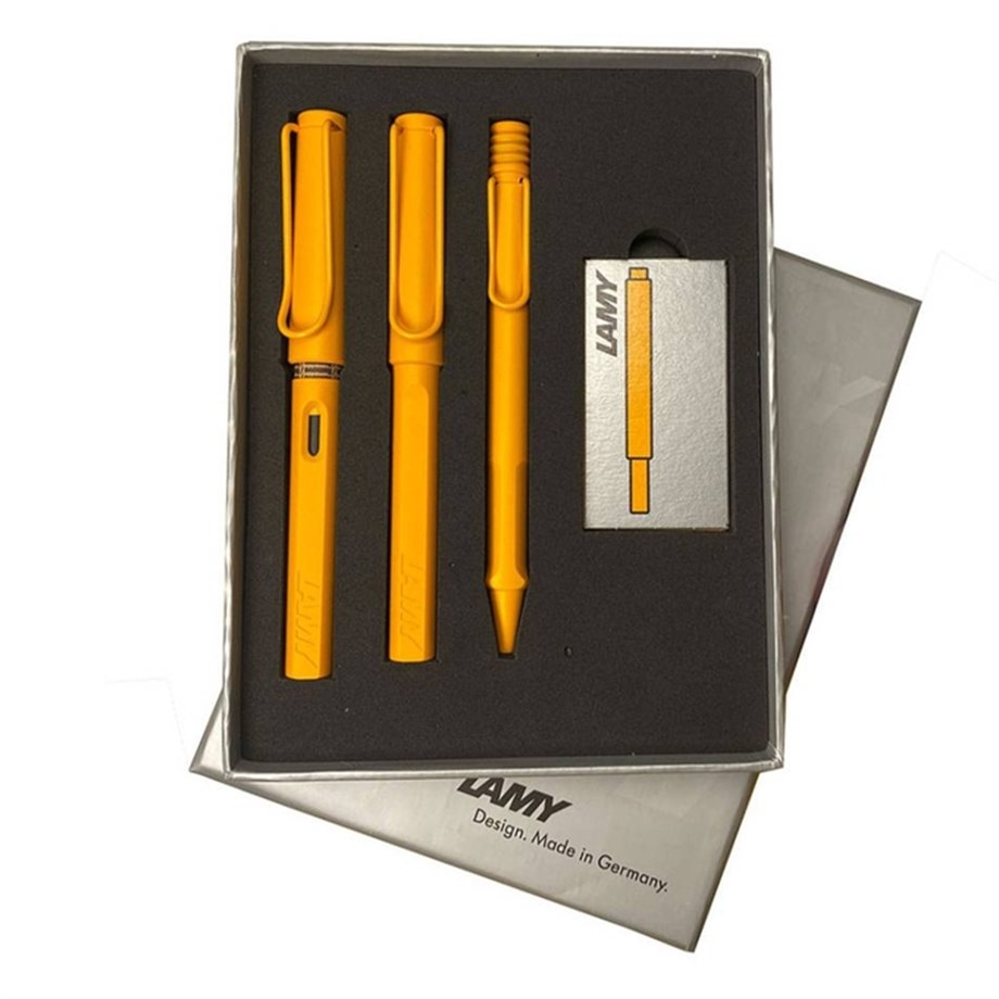 Lamy Safari Triple Pen Set Mango TB3-21MGDRV