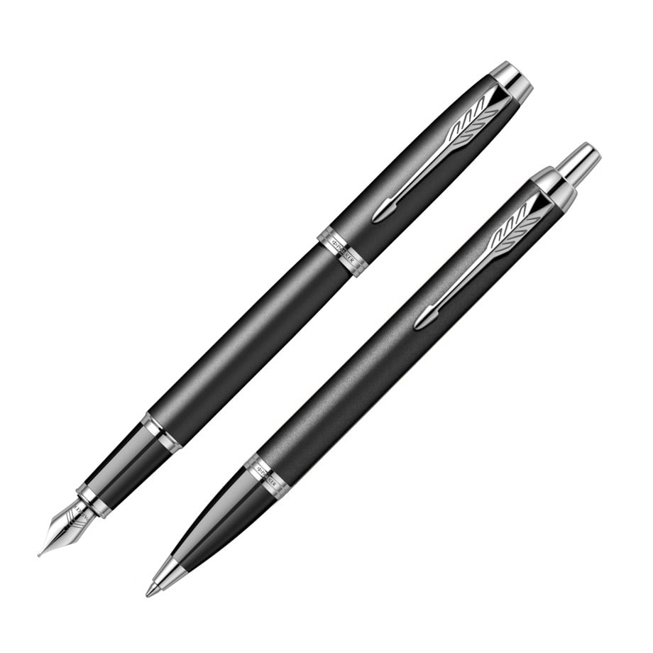 Parker IM Fountain Pen Ballpoint Pen Set Matt Black parker-im-fountain-pen-ballpoint-pen-set-matt-black