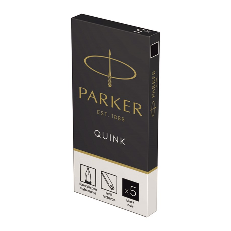 Parker Quink Dolma Kalem Kartuşu 1950382 Siyah