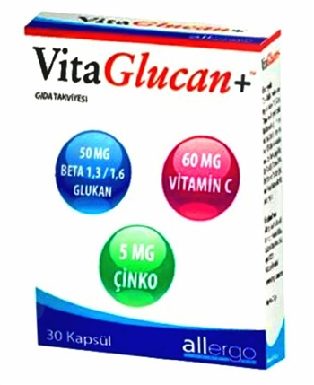 Allergo VitaGlucan+ 30 Kapsül