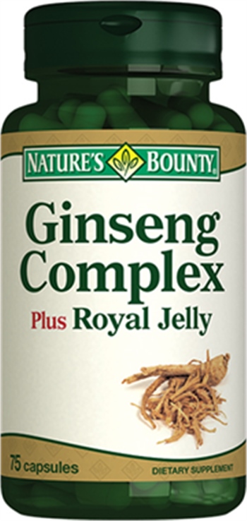 Nature's Bounty Ginseng Complex Plus Royal Jelly 75 Kapsül