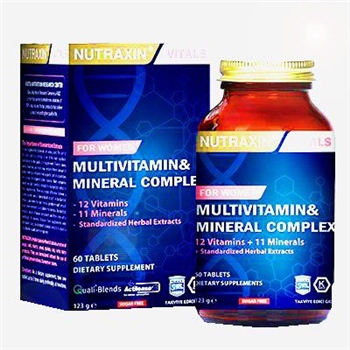 Nutraxin Multivitamin Mineral Complex Kadınlara Özel 60 tablet