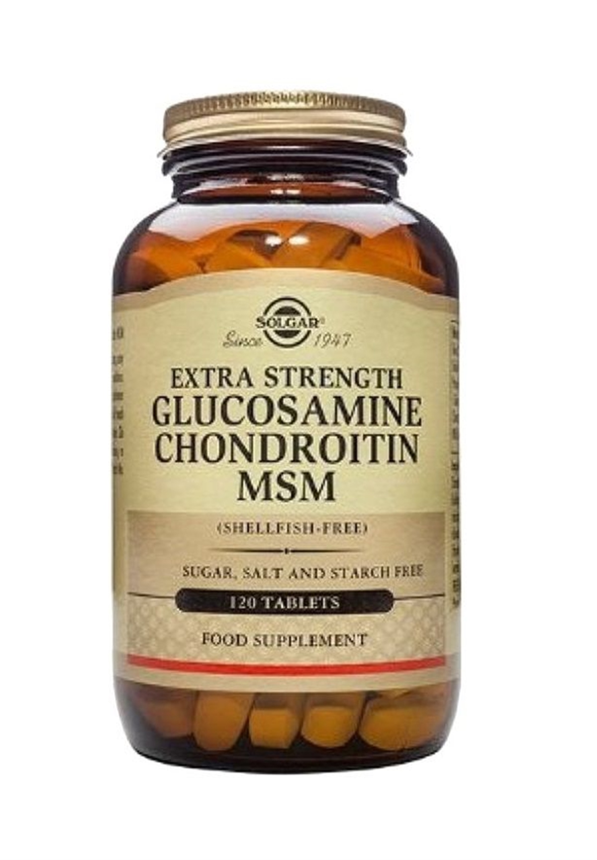 Solgar Glucosamine Chondroitin MSM 120 Tablet