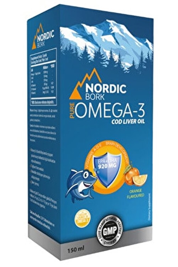 Nordic Bork Omega 3 Cod Liver Oil 150ml