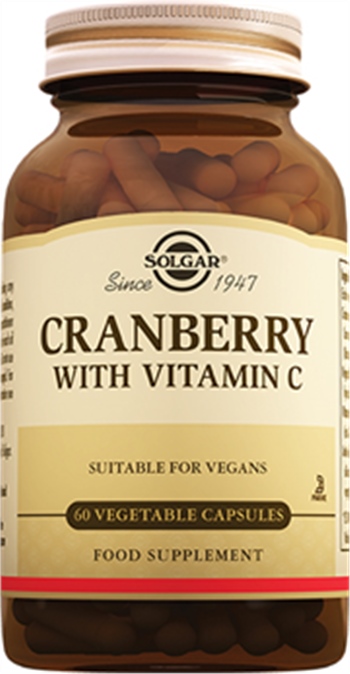 Solgar Cranberry With C Vitamin 60 Kapsül