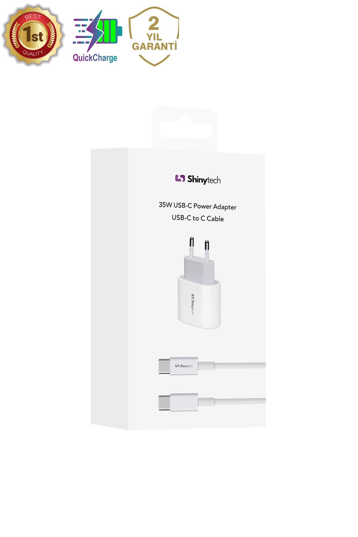 Apple iPhone 15 16 Serisi 35W Ultra Hızlı Şarj Seti USB-C + Örgü Kablo