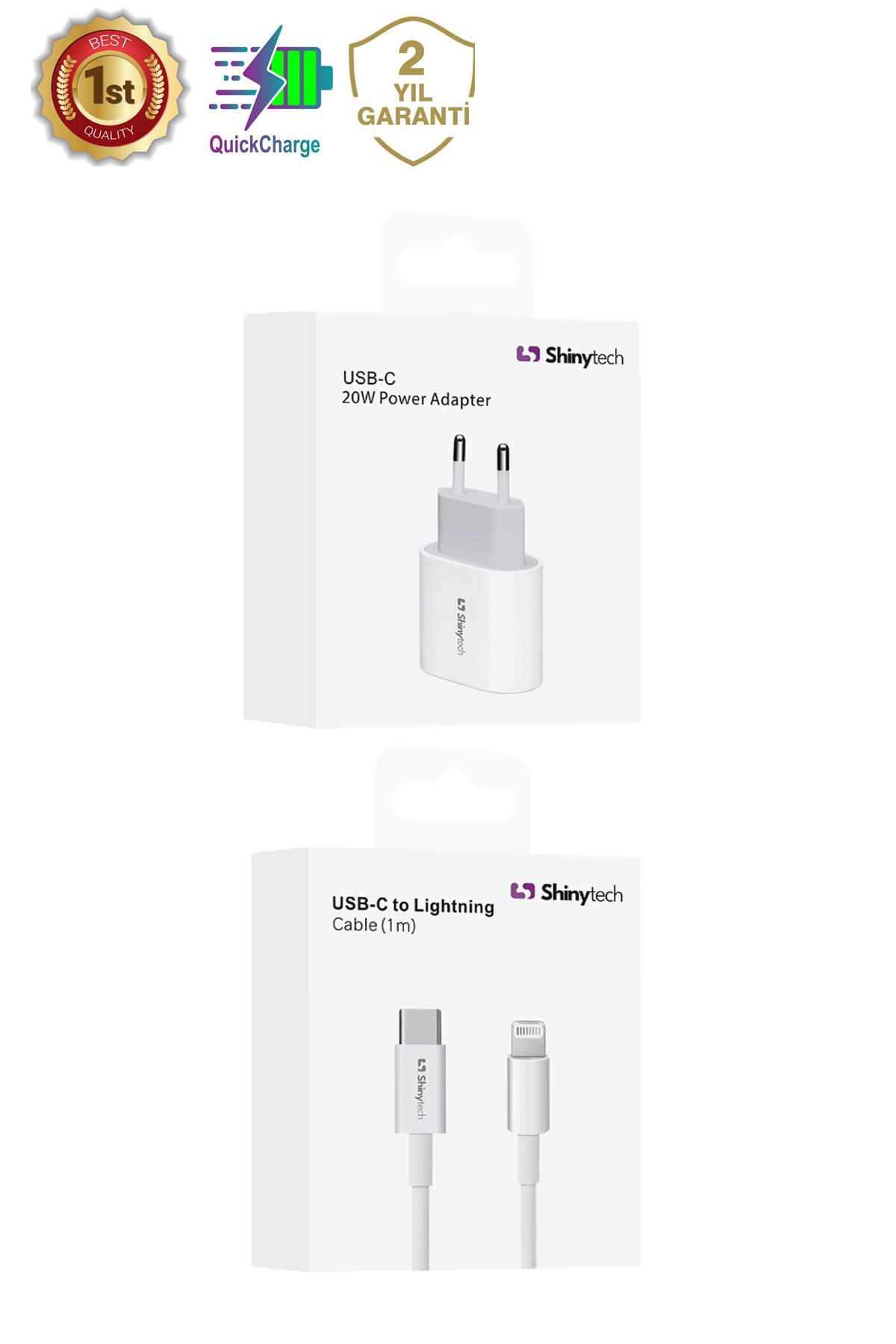 Apple iPhone Şarj Aleti 20W Şarj Adaptörü Lighting Kablo Beyaz