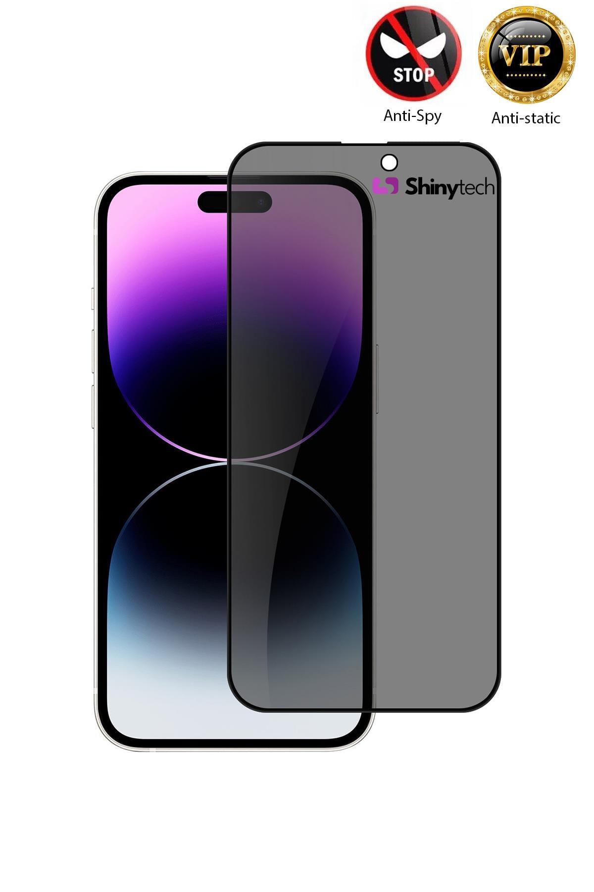 Apple iPhone Uyumlu Ekstra Dayanıklı Antistatik Hayalet Ekran Koruyucu 9H Şeffaf