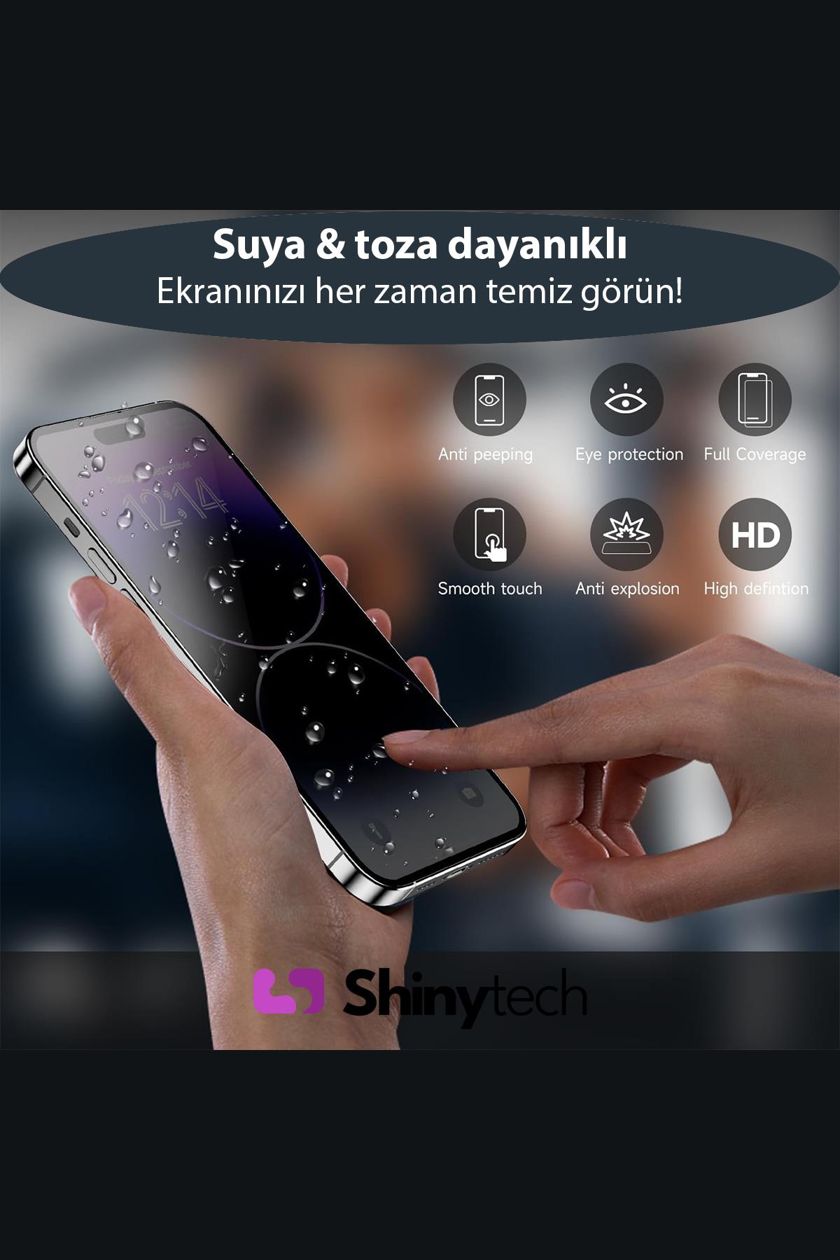 Apple iPhone Uyumlu Ekstra Dayanıklı Antistatik Ekran Koruyucu 9H Şeffaf