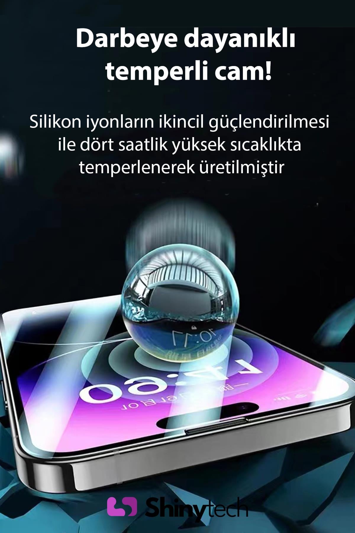 Apple iPhone Uyumlu Magic Box Antistatik Hayalet Ekran Koruyucu 9H Şeffaf