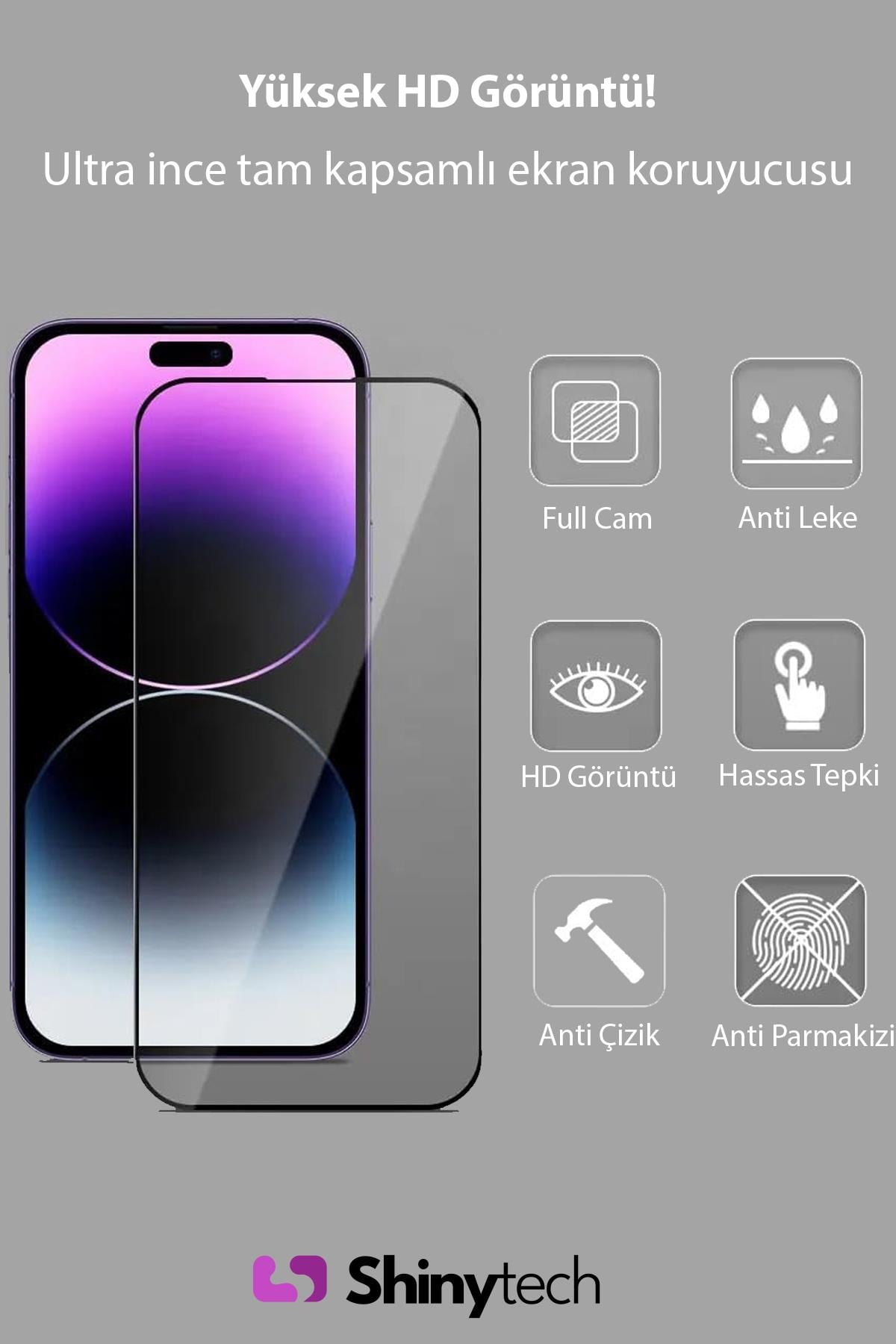 Apple iPhone Uyumlu Magic Box Antistatik Hayalet Ekran Koruyucu 9H Şeffaf