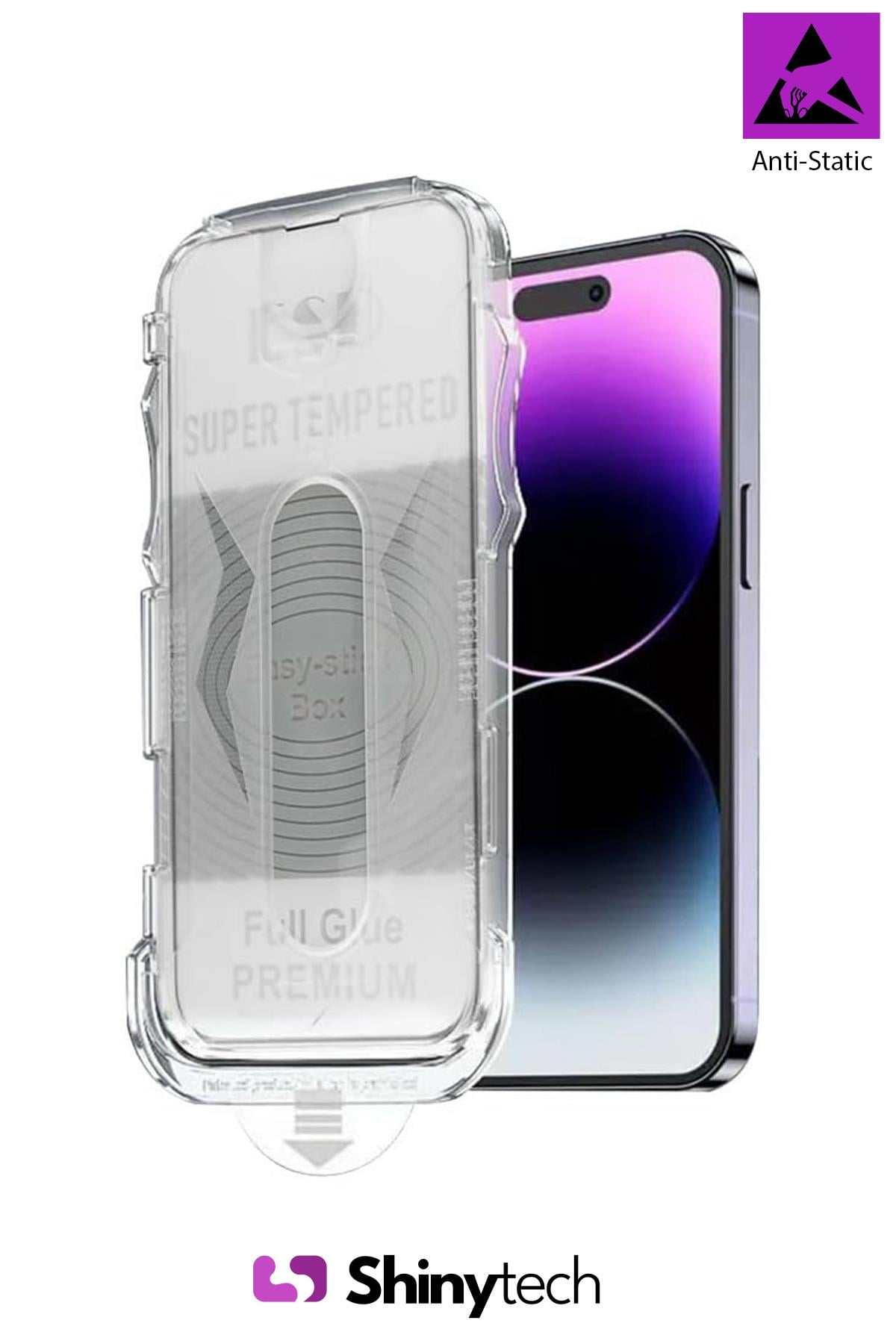 Apple iPhone Uyumlu Magic Box Antistatik Temperli Ekran Koruyucu 9H Şeffaf