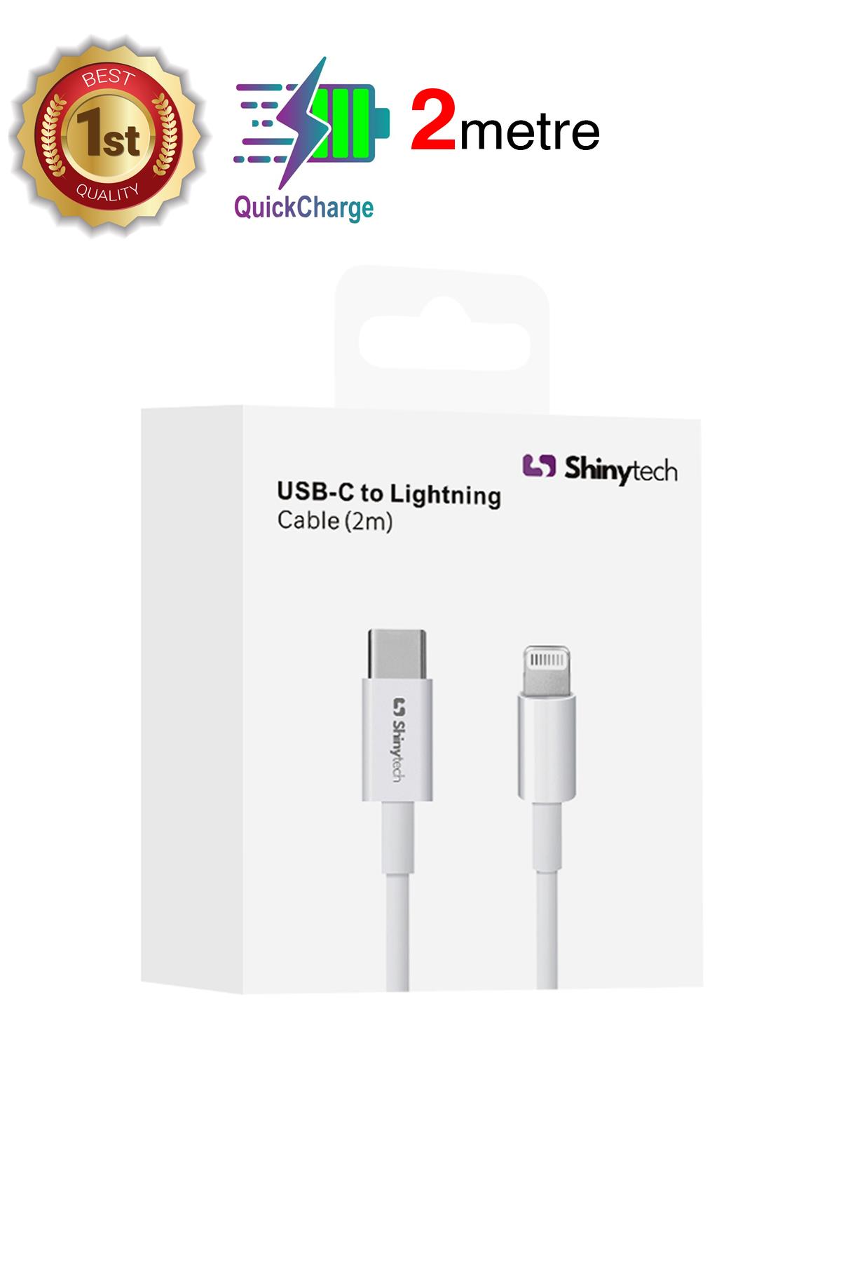 Apple iPhone Uyumlu Şarj Kablosu USB-C to Lighting (2m) Beyaz
