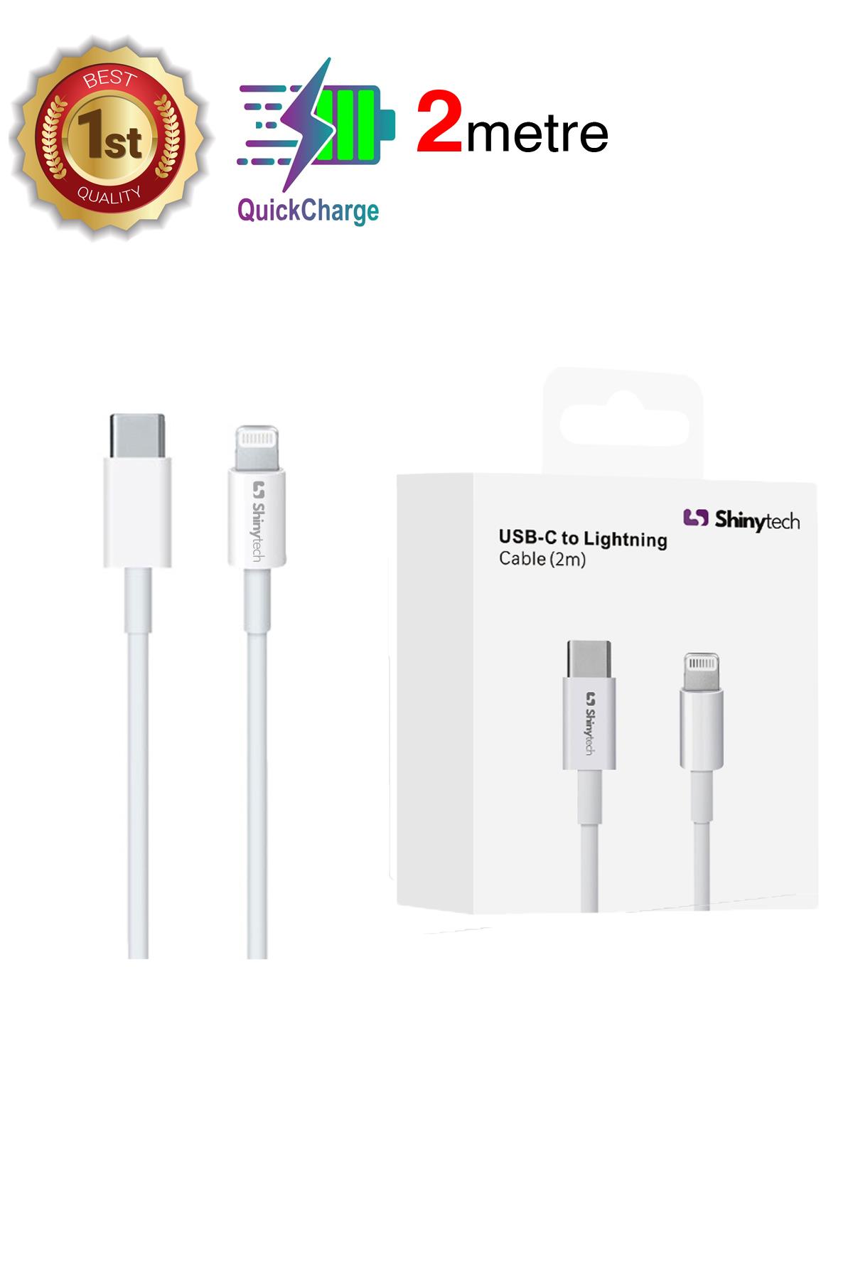Apple iPhone Uyumlu Şarj Kablosu USB-C to Lighting (2m) Beyaz
