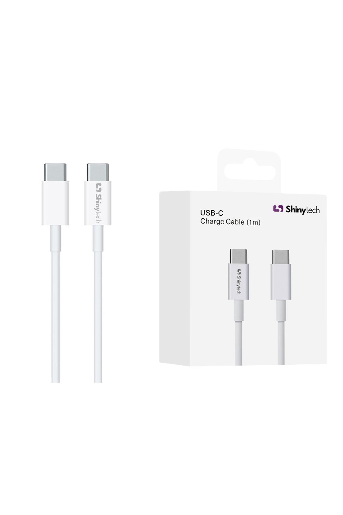Apple iPhone Uyumlu Şarj Kablosu USB-C to USB-C Type-C (1m) Beyaz