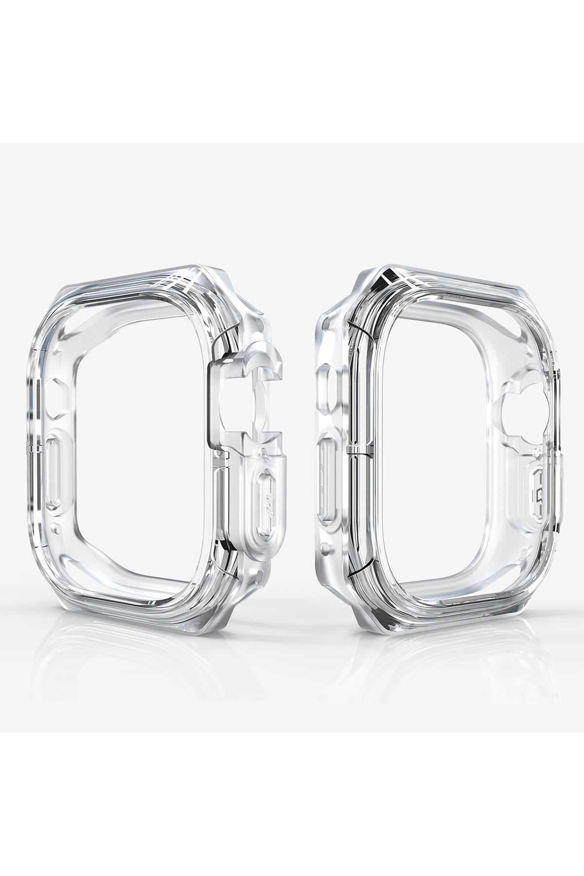 Apple Watch Uyumlu Armor Kasa Koruyucu Şeffaf