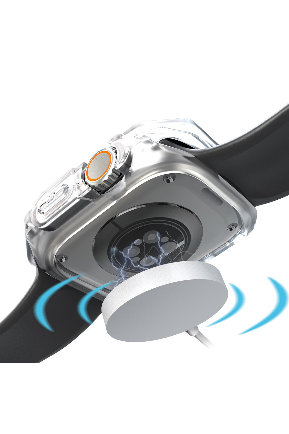 Apple Watch Uyumlu Armor Kasa Koruyucu Şeffaf