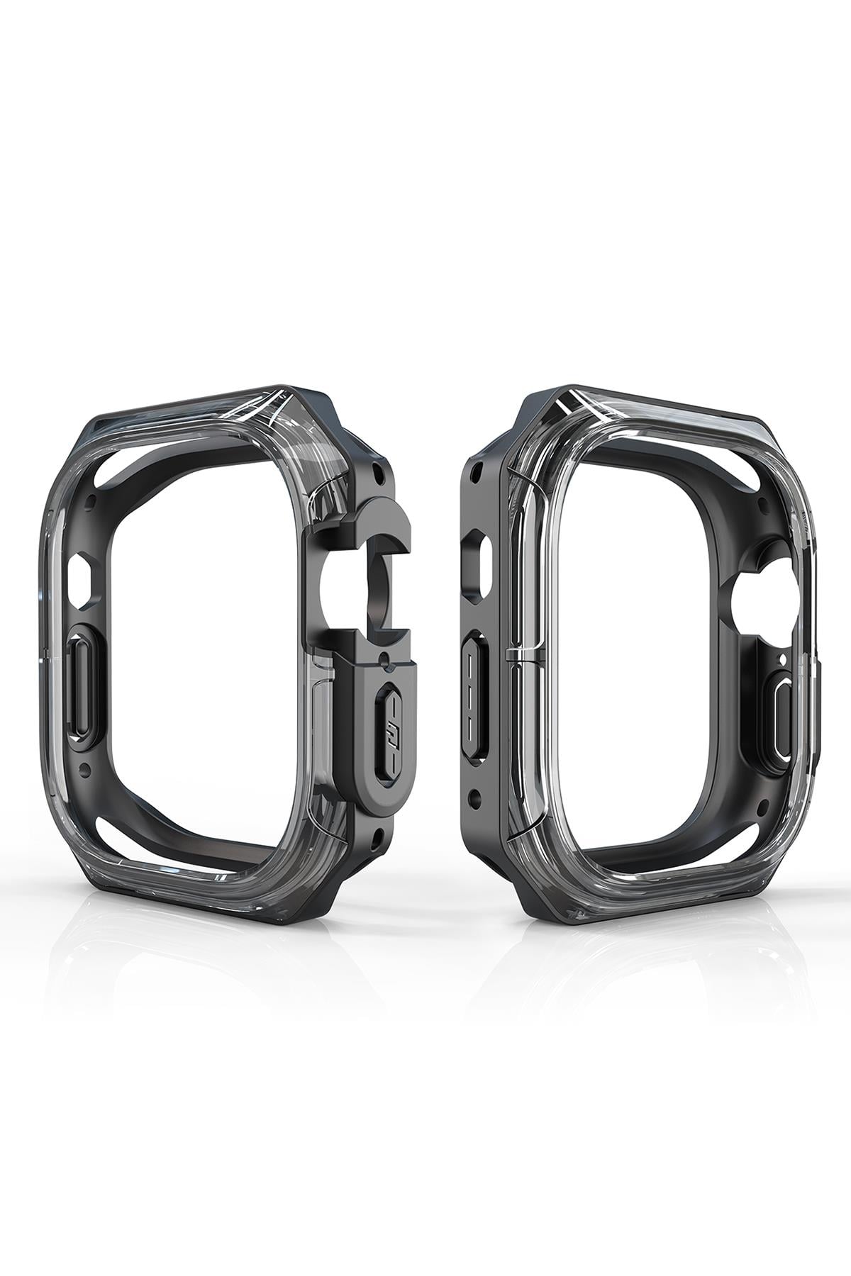 Apple Watch Uyumlu Armor Kasa Koruyucu Siyah