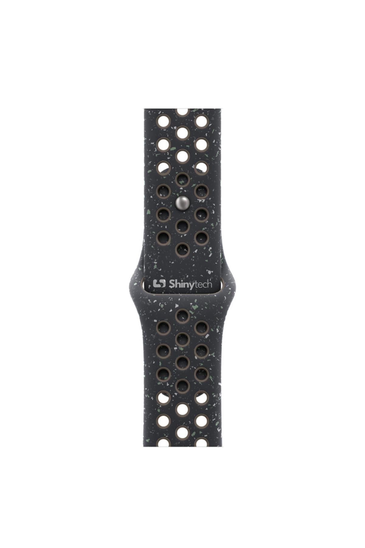 Apple Watch Uyumlu Delikli Spor Loop Kordon Gece Siyahı