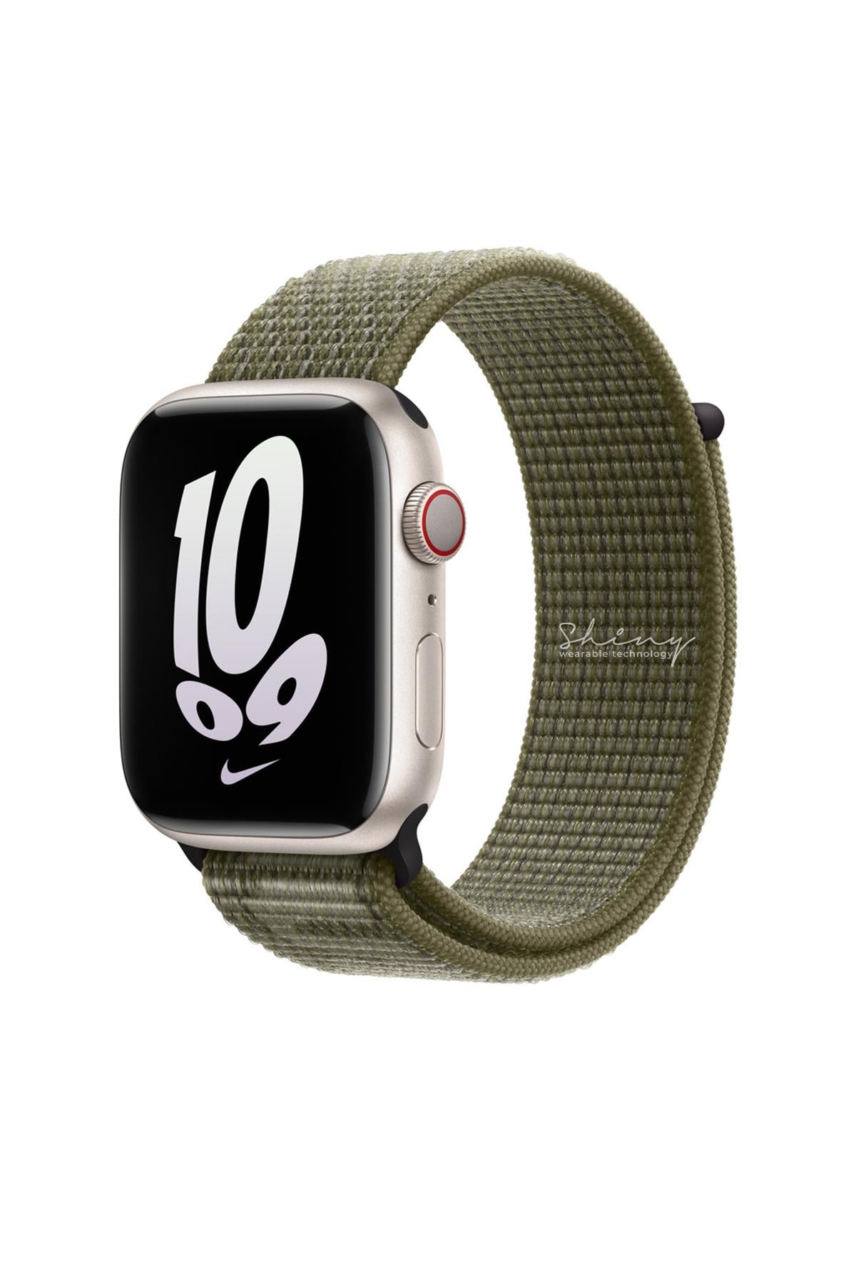 Apple Watch Uyumlu Just Do It Spor Loop Kordon Yeşil