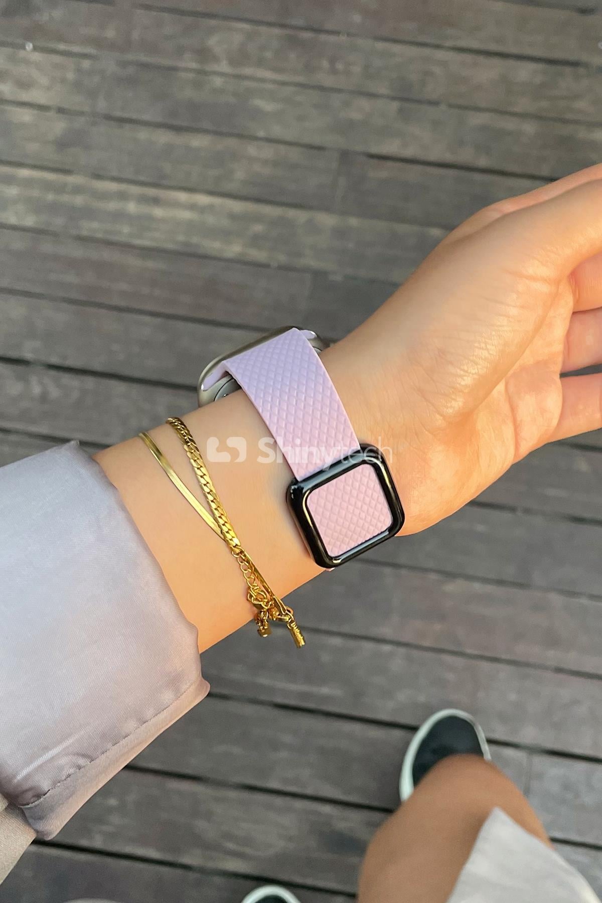 Apple Watch Uyumlu Modern Tokalı Kordon Lavanta