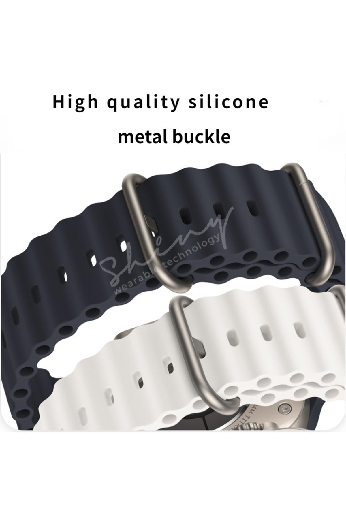 Apple Watch Uyumlu Ocean Loop Kordon Lacivert