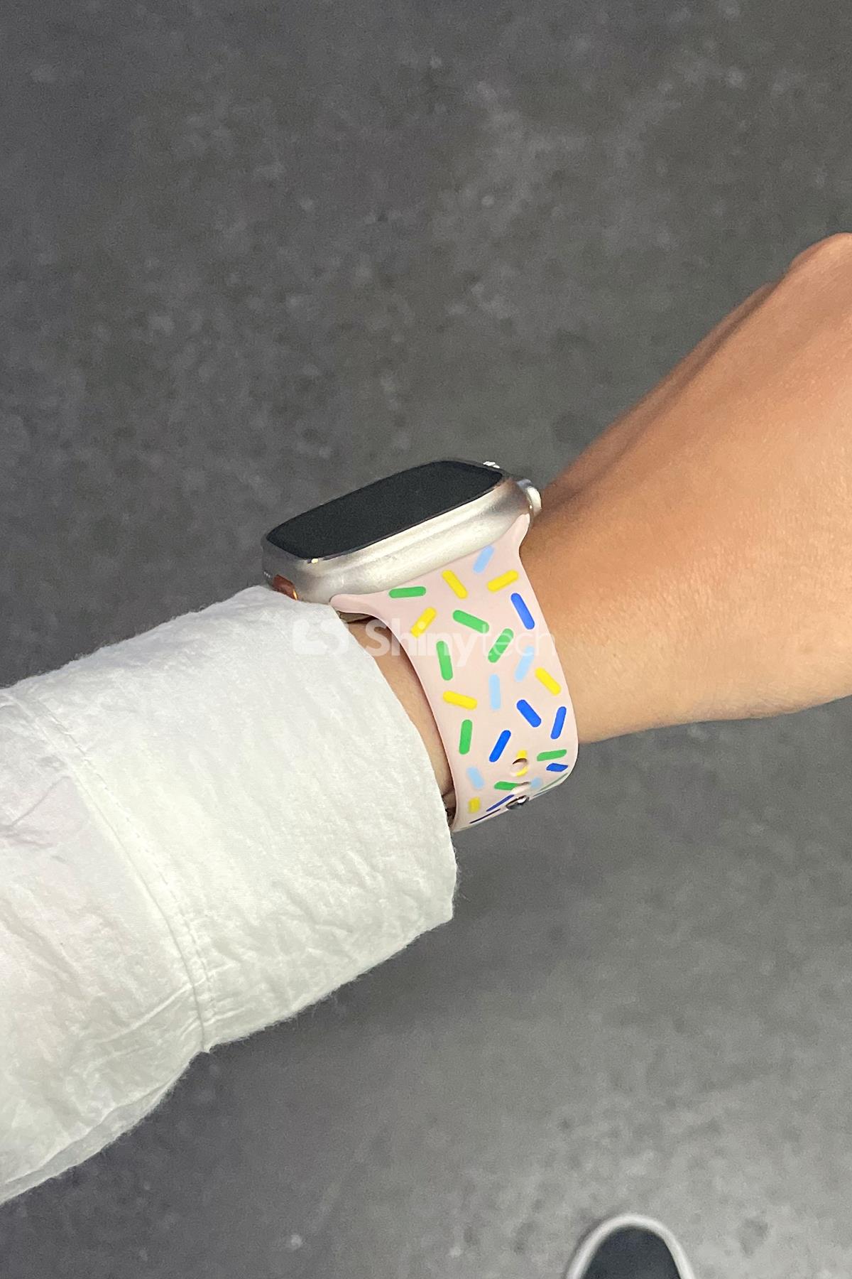 Apple Watch Uyumlu Pride Edition Spor Kordon Kum Pembesi