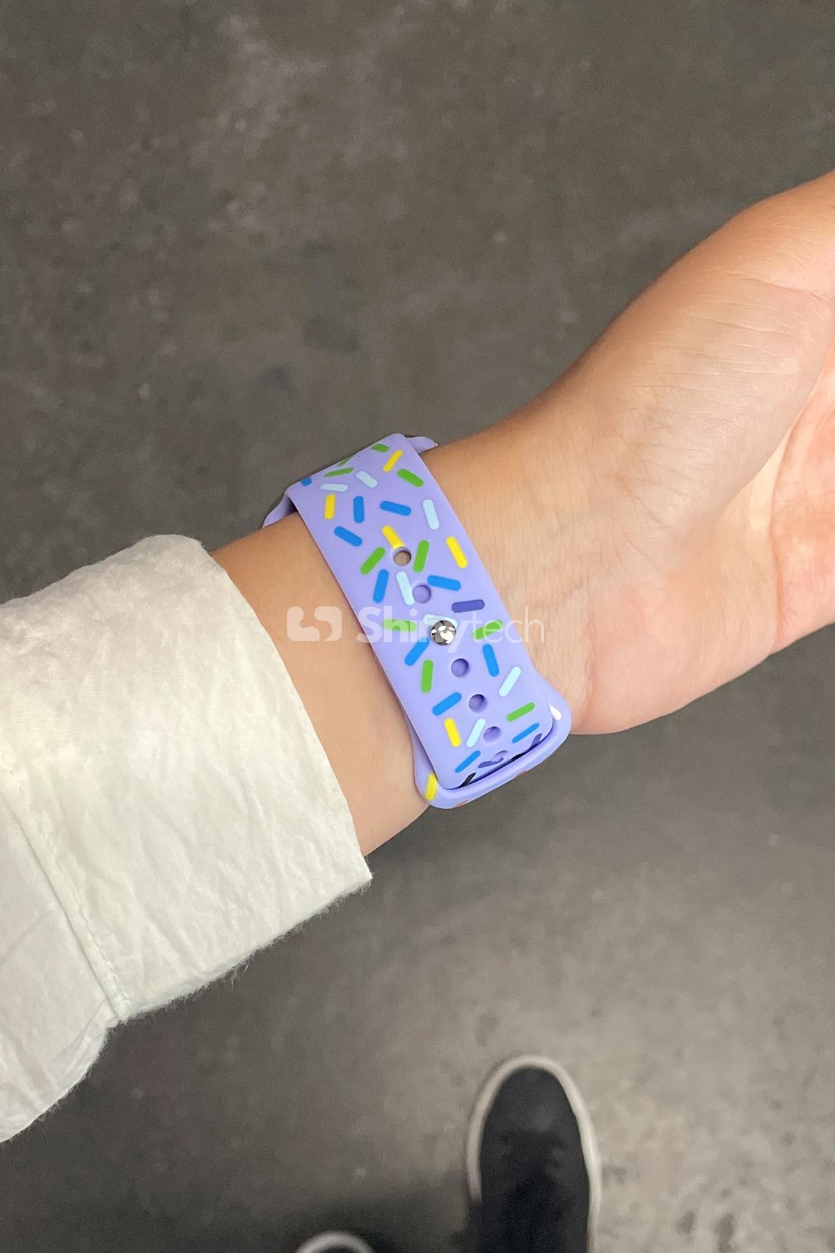 Apple Watch Uyumlu Pride Edition Spor Kordon Lila
