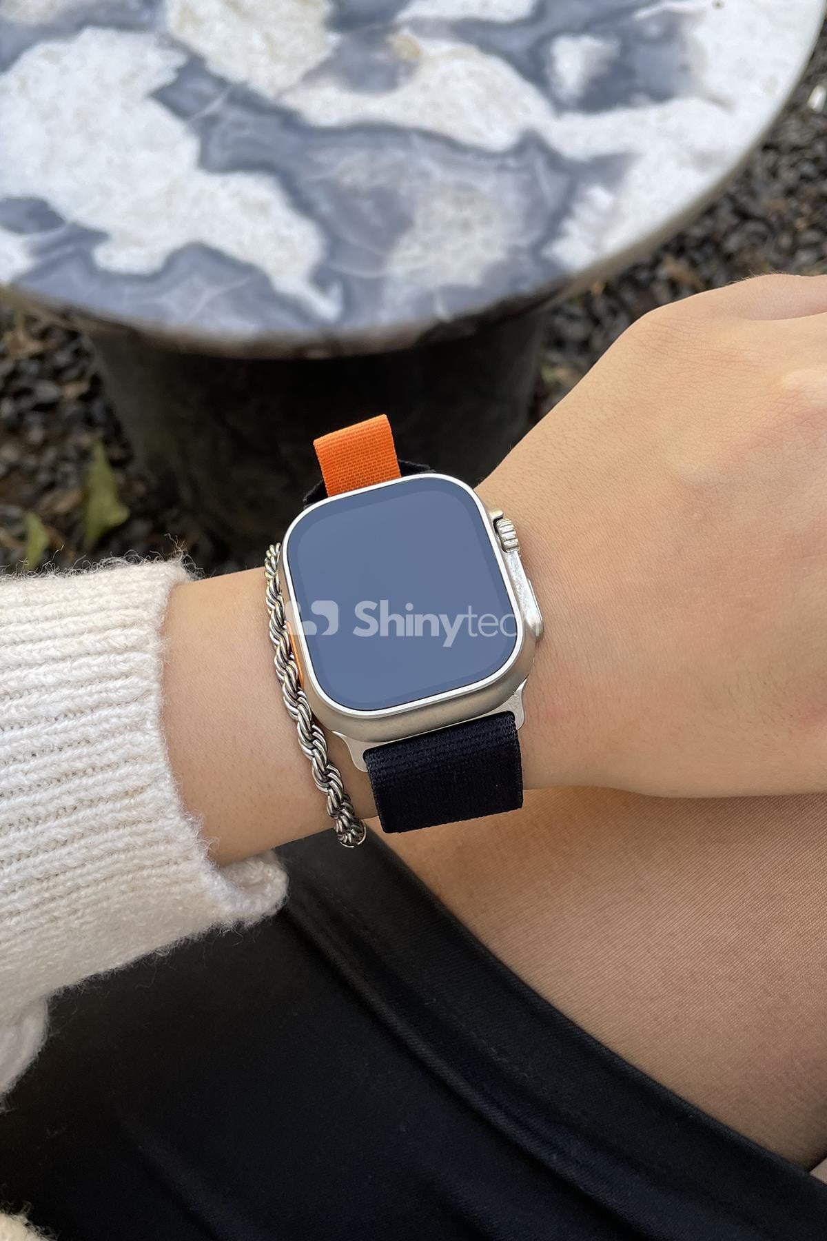 Apple Watch Uyumlu Trail Loop Kordon Siyah