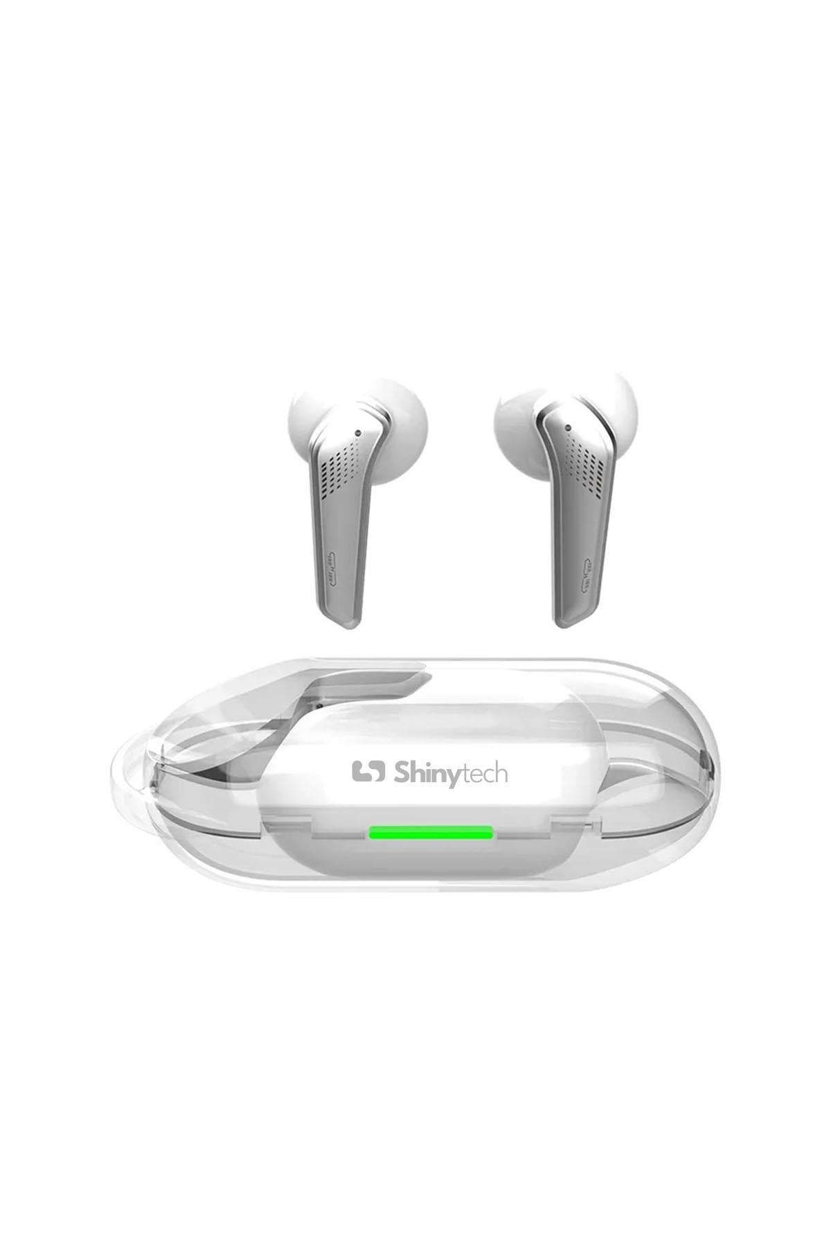 Shinytech ST69 TWS Kablosuz Bluetooth Kulaklık Beyaz