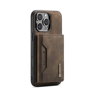 Apple iPhone Uyumlu Ayrılabilen Cüzdanlı Deri Telefon Kılıfı Koyu Kahverengi