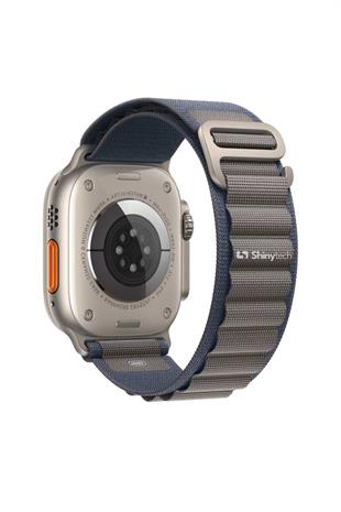 Apple Watch Uyumlu Alpine Loop Kordon Mavi