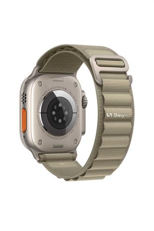 Apple Watch Uyumlu Alpine Loop Kordon Zeytin Yeşili