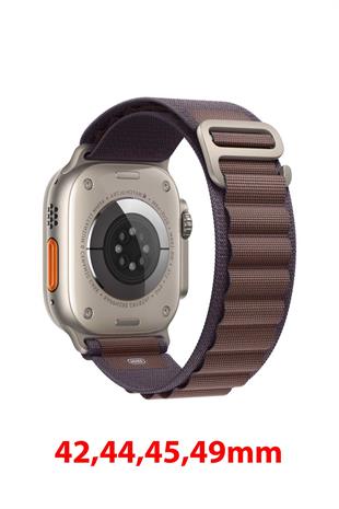 Apple Watch Uyumlu Alpine Loop Kordon İndigo