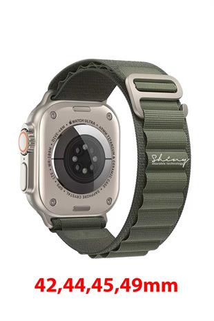 Apple Watch Uyumlu Alpine Loop Kordon Yeşil