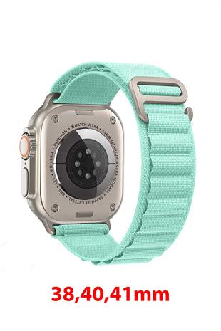 Apple Watch Uyumlu Alpine Loop Kordon Mint Yeşili