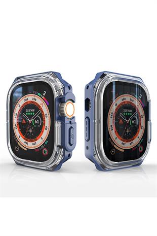 Apple Watch Uyumlu Armor Kasa Koruyucu Mavi