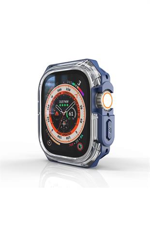 Apple Watch Uyumlu Armor Kasa Koruyucu Mavi