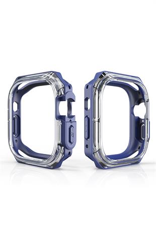Apple Watch Uyumlu Armor Kasa Koruyucu Mavi