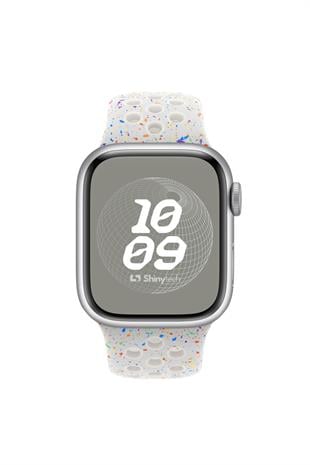 Apple Watch Uyumlu Delikli Spor Loop Kordon Beyaz
