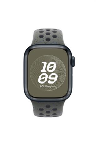 Apple Watch Uyumlu Delikli Spor Loop Kordon Haki Yeşili