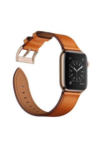 Apple Watch Uyumlu Hakiki Deri Kordon Taba