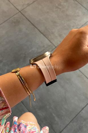 Apple Watch Uyumlu Manyetik Klipsli Silikon Kordon Kum Pembesi