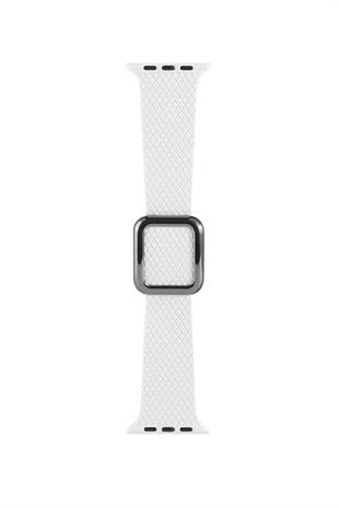 Apple Watch Uyumlu Modern Tokalı Kordon Beyaz